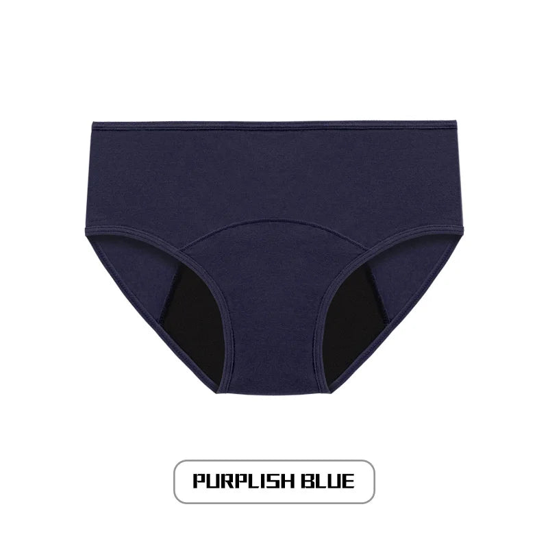 Cotton Women's Underwear Panties High Waist Briefs Solid Color Breathable Underpants Seamless Soft Lingerie Girls Fashion Briefs