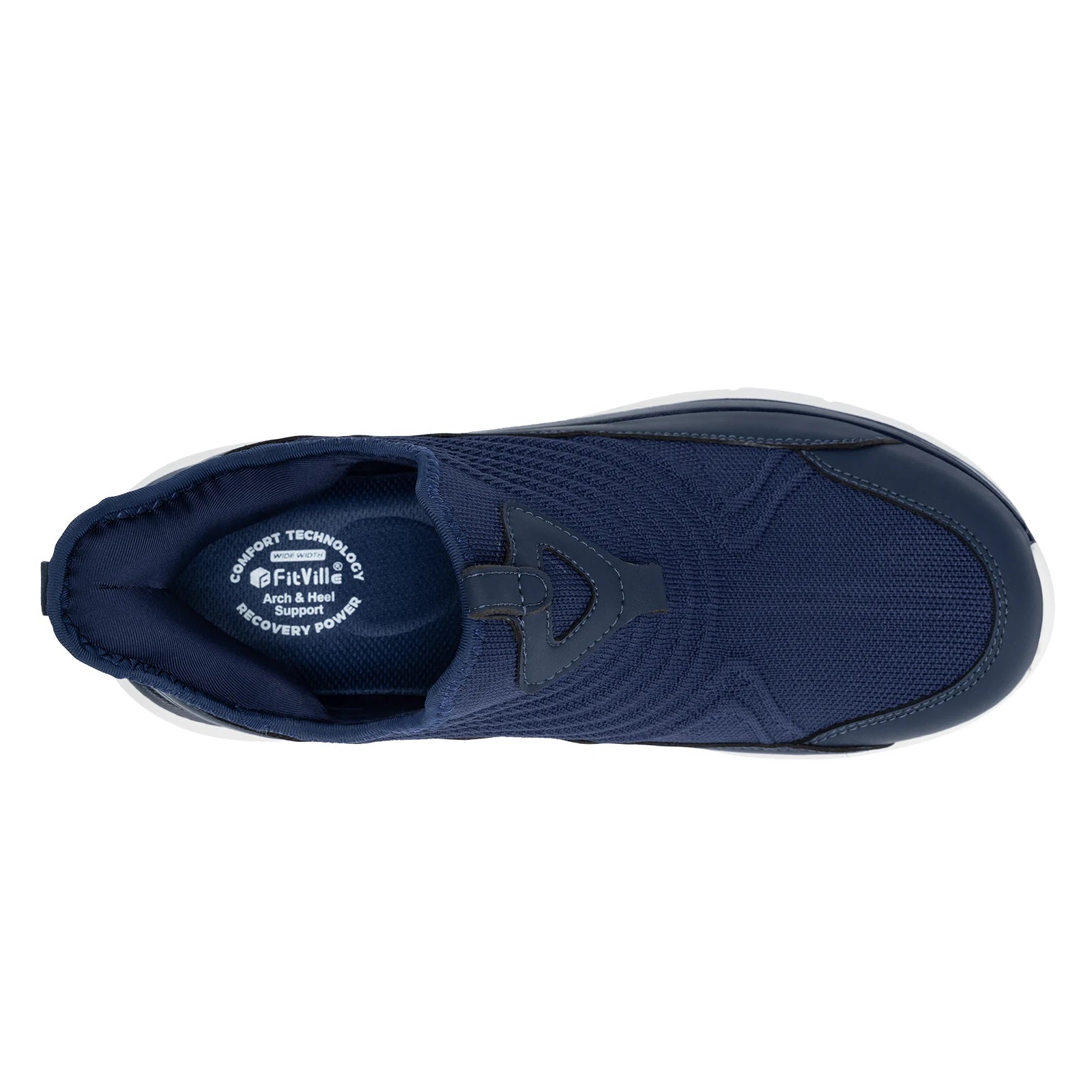 Wide Men's Slip-On Walking Shoes Lightweight Breathable Outdoor Casual Sports Running Shoes Sneakers For Swollen Feet