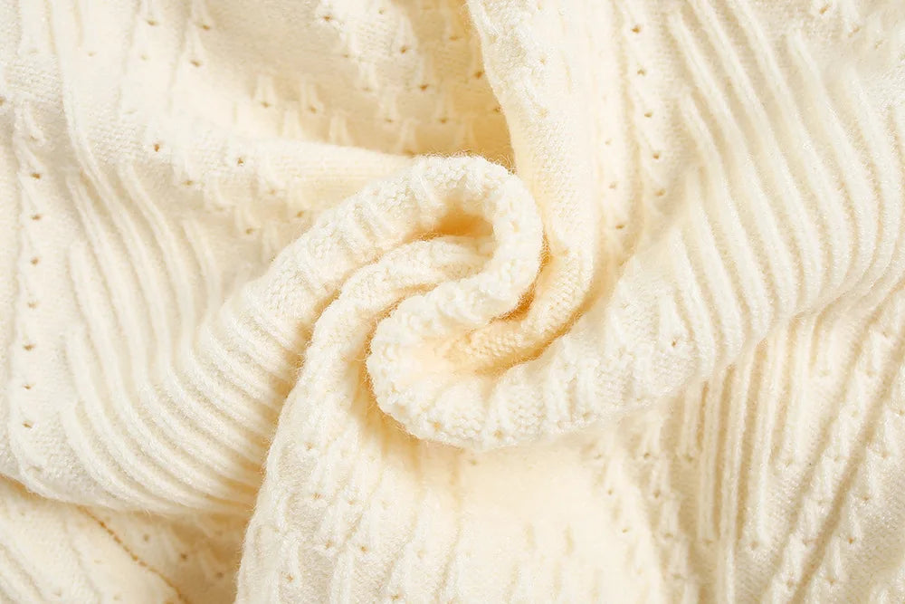 Autumn Kids Clothes 2PCS Set Candy Colour Bow Girls Knitted Sweater + Short Skirt Korean Loose Children Outfit 9M-5T