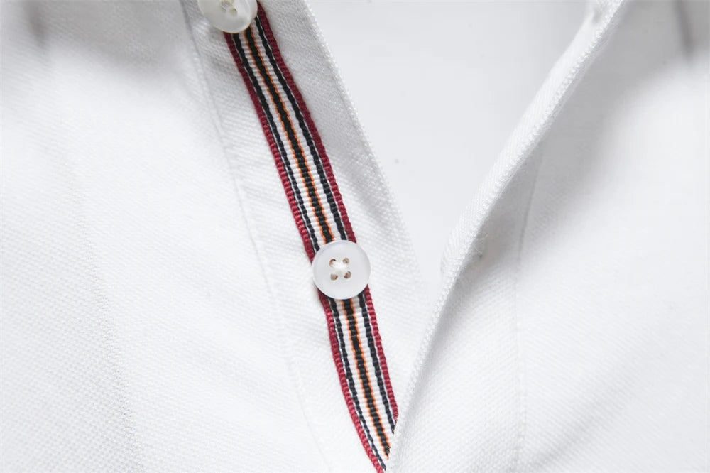 Men's Polo Shirts Cotton Polo Shirts for Men Short Sleeve High Quality Solid Polo Men New Summer Clothing