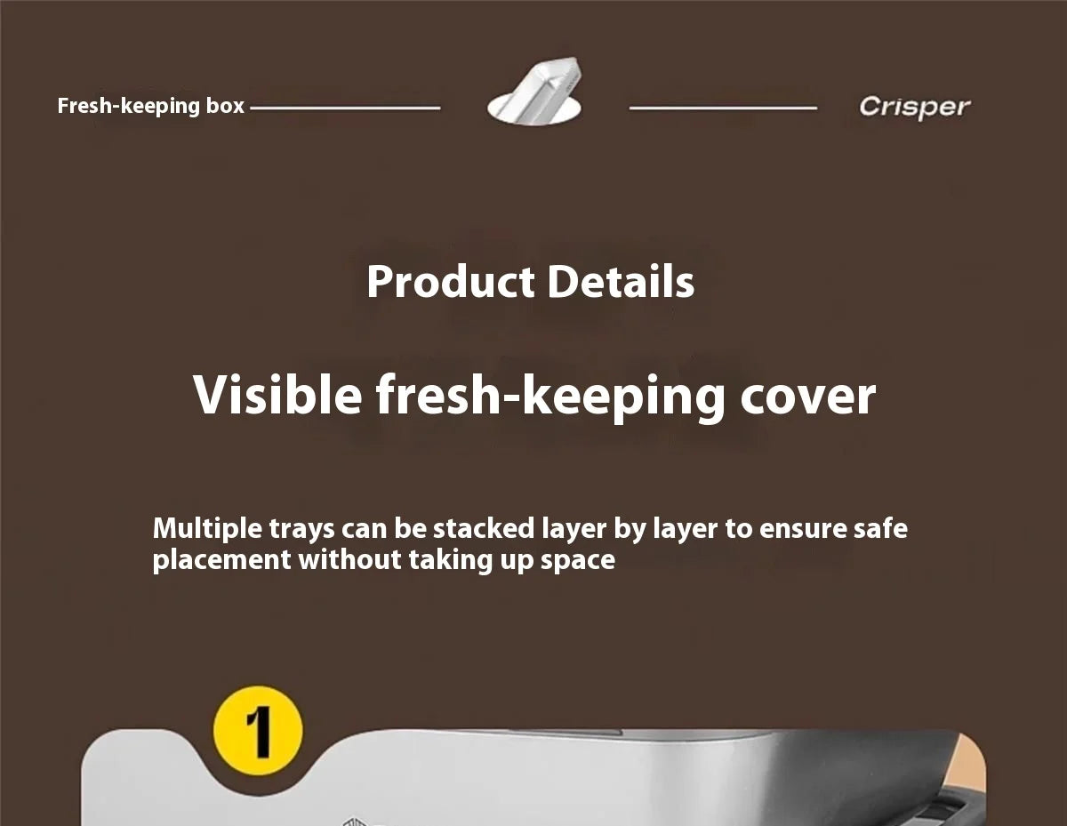 201 Stainless Steel Airtight Dumpling Storage Container with Lid - FoodGrade FreezerSafe Box for Meal Prep & Fridge Organization