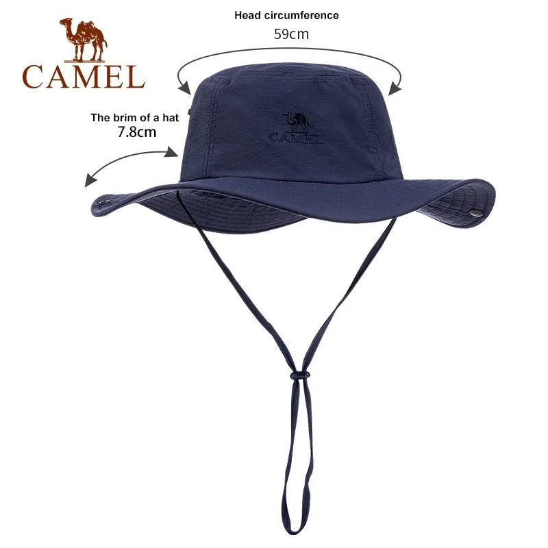 Outdoor Hiking Hats Anti-ultraviolet Summer Sun Caps Sports Climbing Sun Shading Fisherman Western Cowboy Hat