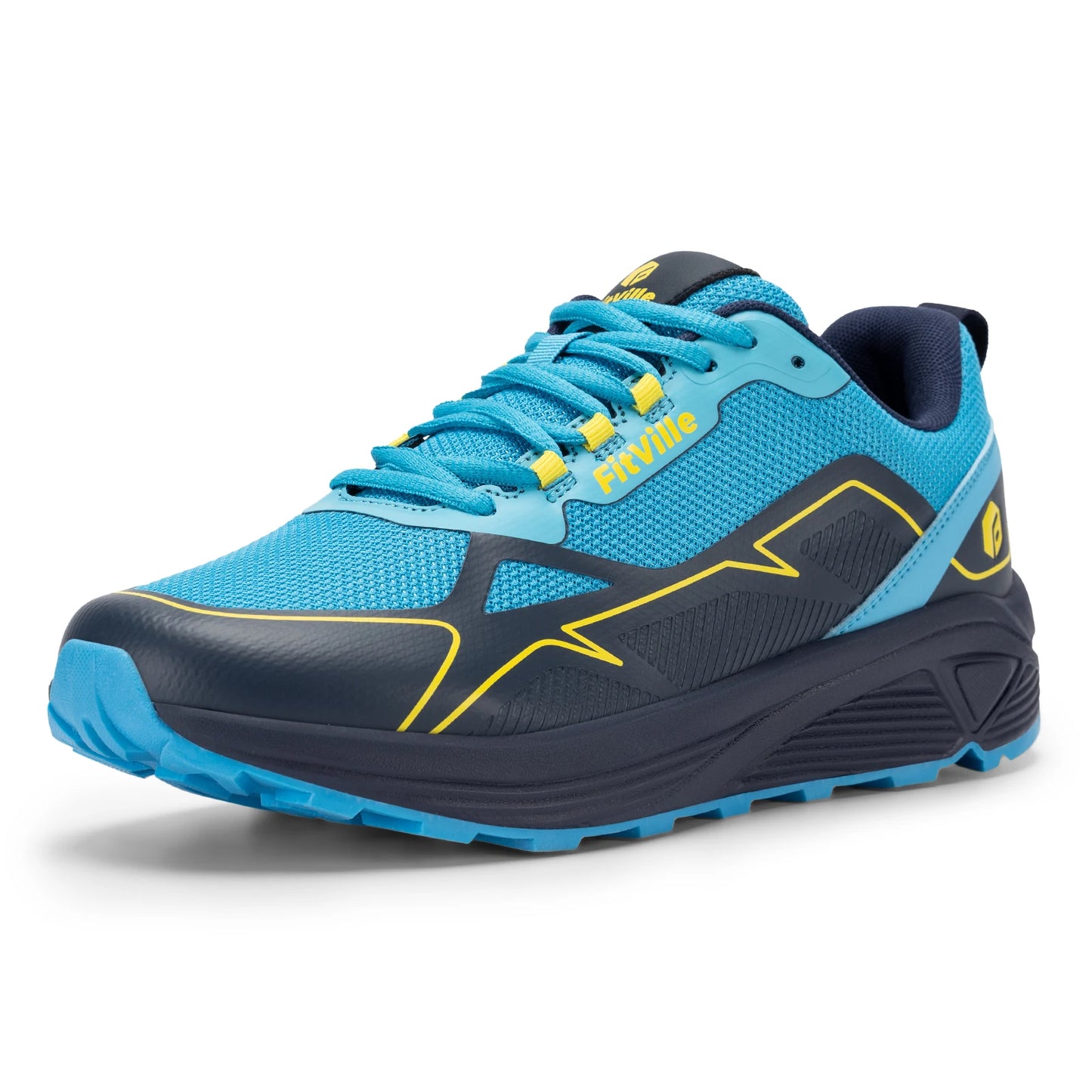 Non-Slip Trail Running Shoes Men's Sneakers Extra Wide Lightweight for Male Swollen Feet Arch Support Pain Relief