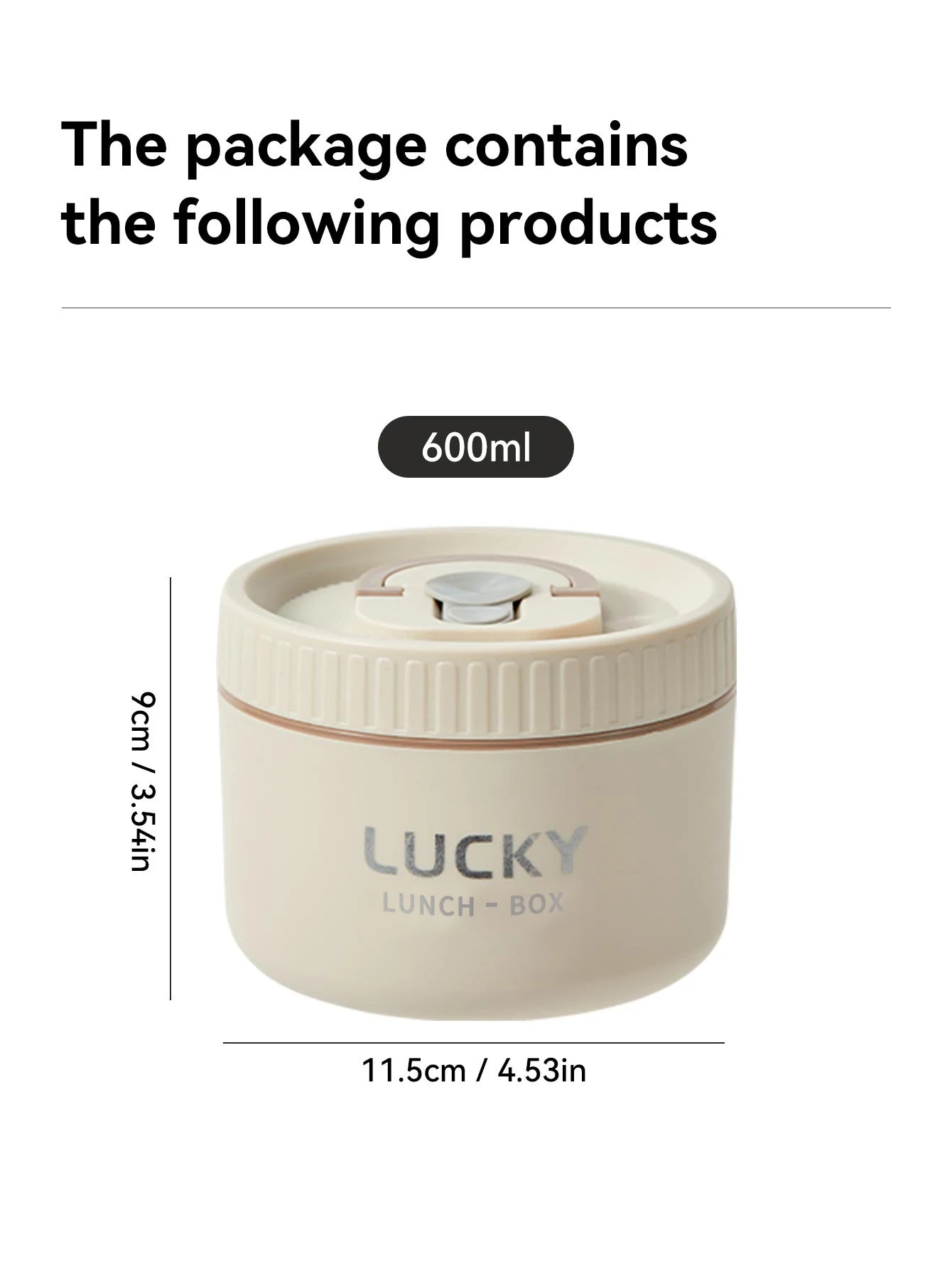 WORTHBUY Bento Lunch Box Set, Portable Keep Warm Lunch Container With Insulated Bag, 18/8 Stainless Steel Thermal Food Container