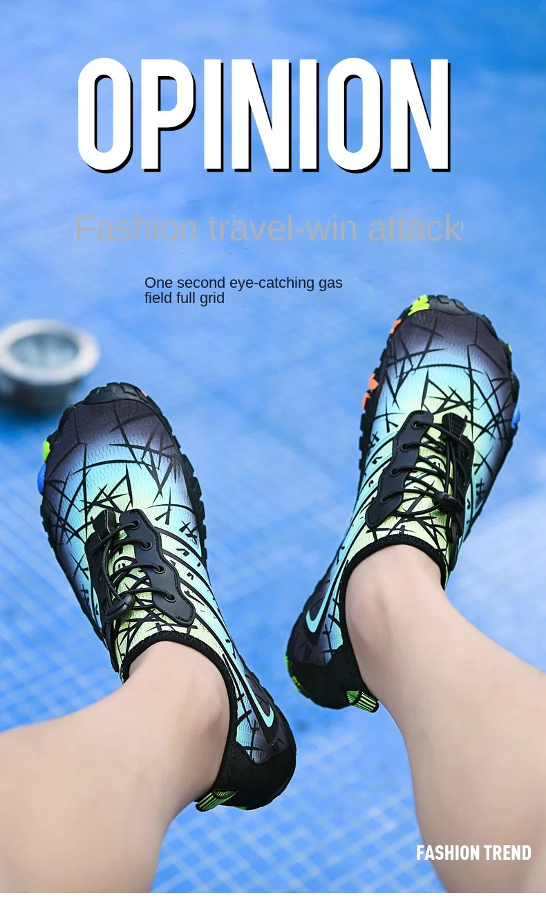 Unisex Quick-Dry Water Shoes – Lightweight Aqua Sneakers for Beach, Swimming, Surfing & Water Sports