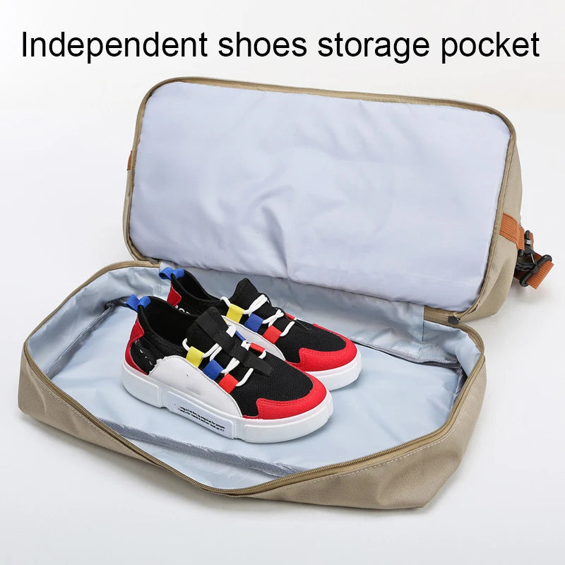 Travel And Portable Fitness Sports Bag With Shoulder Crossbody Feature - Chest & Handbag Duffle Carry On Weekender Bag