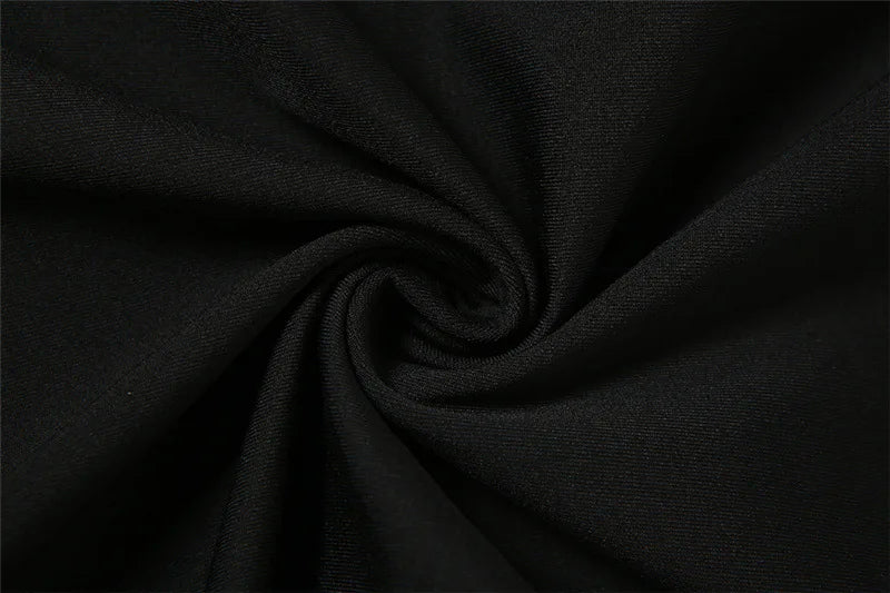 Midnight Dress See-Thought Mesh Patchwork Bandage Wrapped Chest Women Sexy Hip Wraps Dresses Female Partywear Clothing