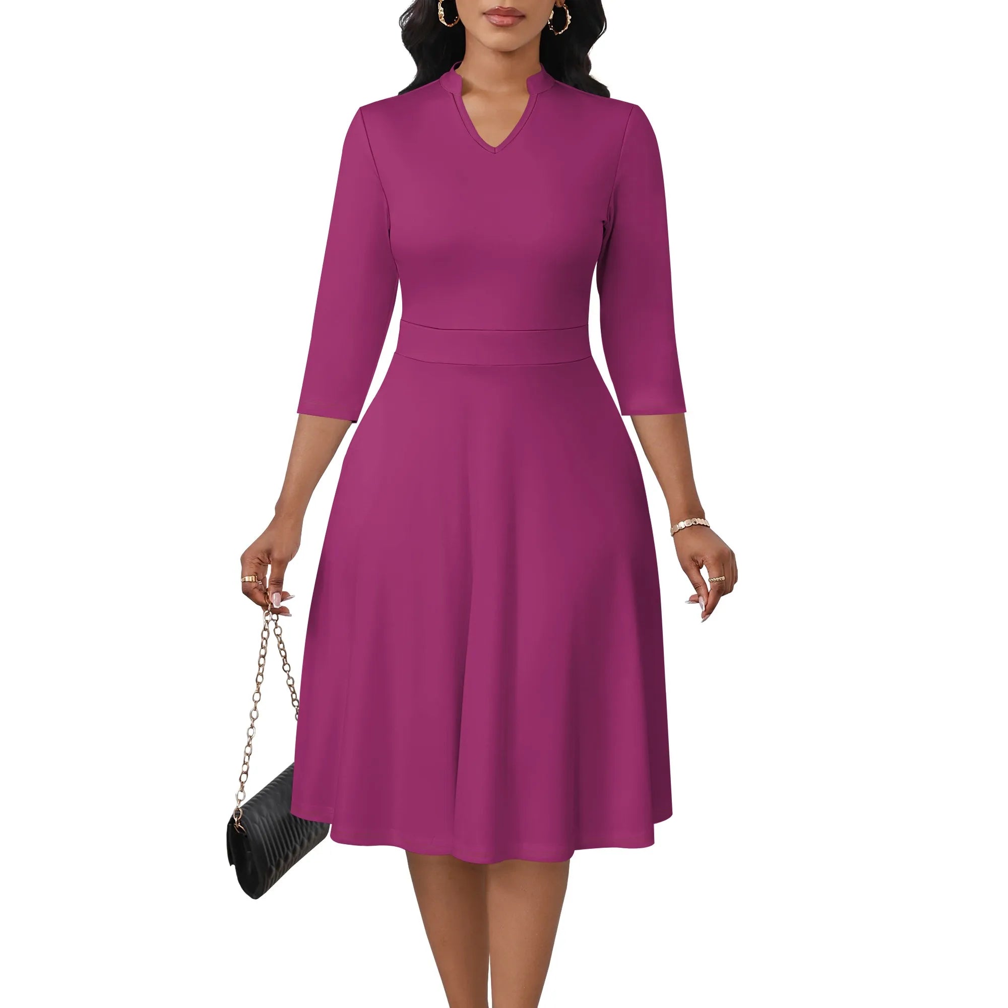 Women's Abstract Off Shoulder Maxi Dress 3/4 Sleeve Blue Gold Slit Party Evening