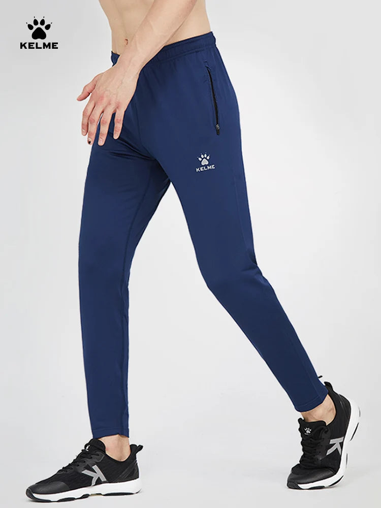 Football Training Leggings Men's High Elastic Slim Tights Thin Outdoor Fitness Running Pants