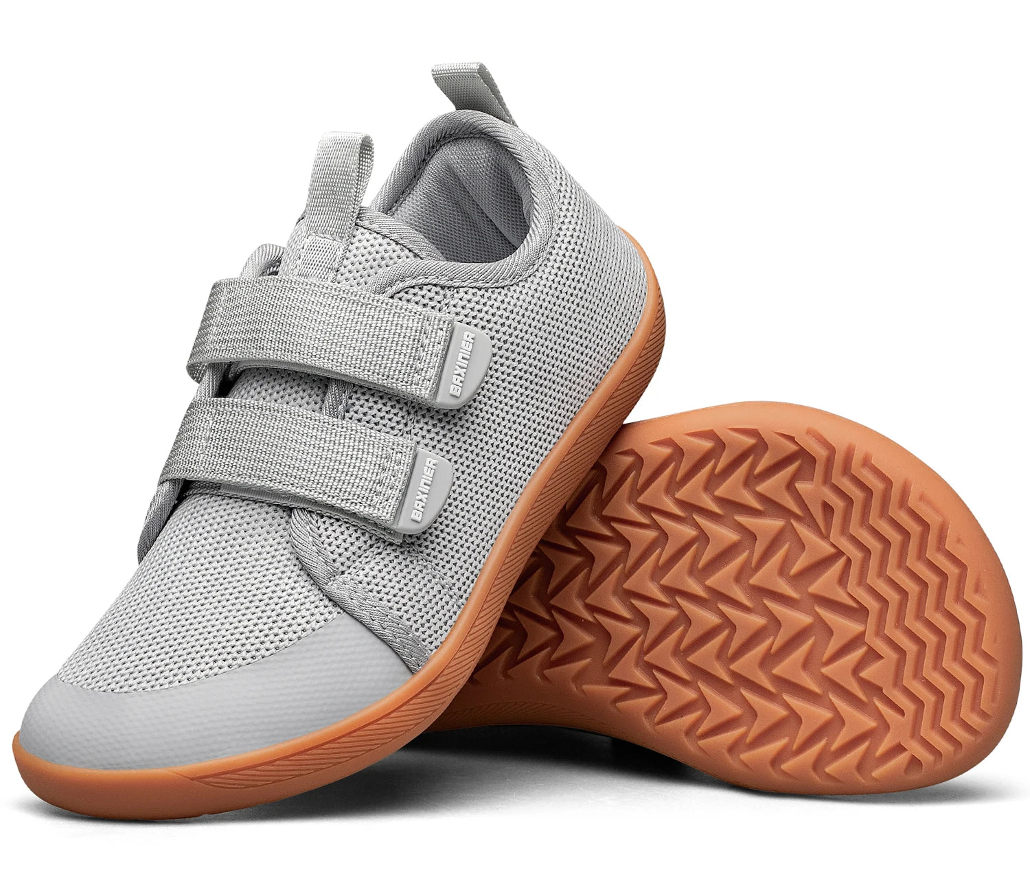 Nieuwe kinderschoenen op blote voeten, crosstrainer, ademend, comfortabele gebreide zool, meisjes- en jongenswandelschoenen, antislipschoenen voor buiten