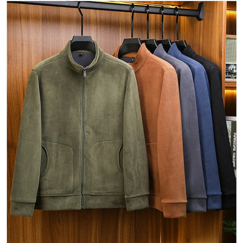 Men's Winter Premium Fleece Jacket - Soft & Warm Top-Ranked Male Essential Casual Top