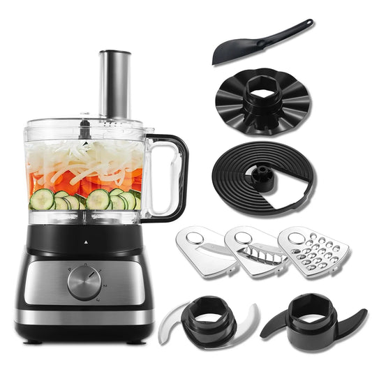 8 in 1 2L Capaciteit 800W met Kan Thuis Keukenmachine Hakmolen Mixer Elektrische Blender Sapcentrifuge