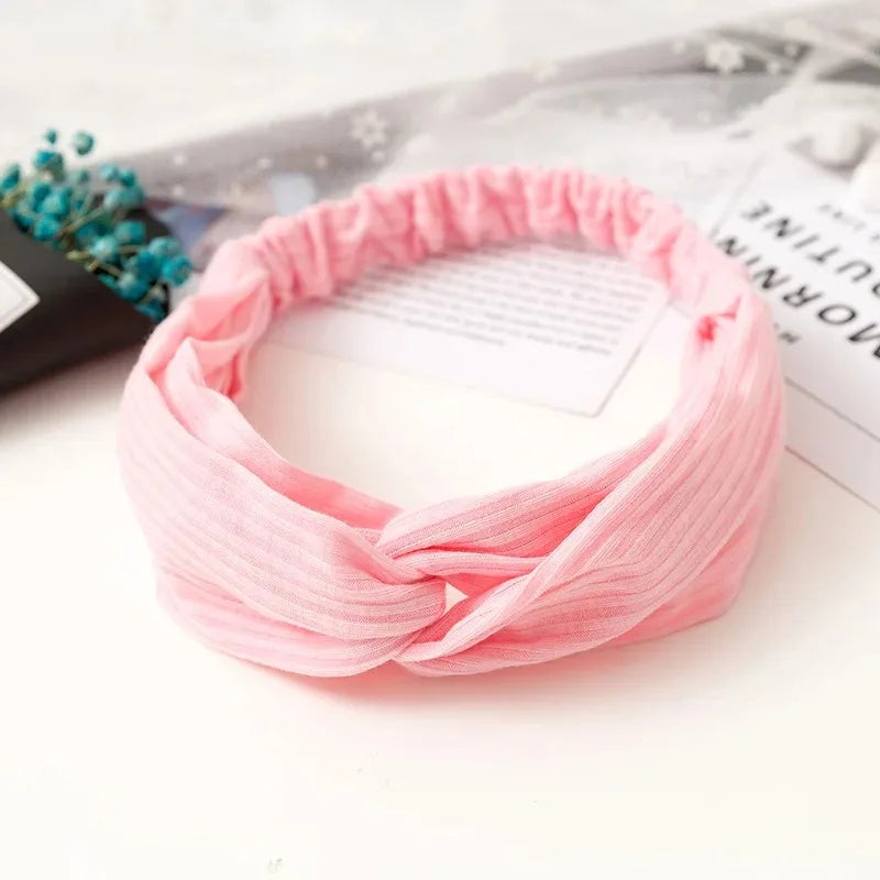 Mode Dames Boheemse Hoofdbanden Zomer Stijl Kruis Tulband Bandage Bandana's Multifunctionele Haaraccessoires voor Meisjes