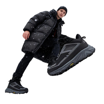 Men's Warm Hiking Shoes For Lightweight Walking - Suitable For Outdoor With Waterproof & Non-Slip Feature