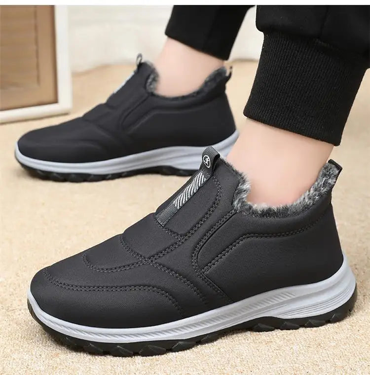 Boots Women Platform Snow New Women Shoes Slip On Women's Boots Fur Ankle Boots Casual Plush Botas Unisex Shoes Winter Boots