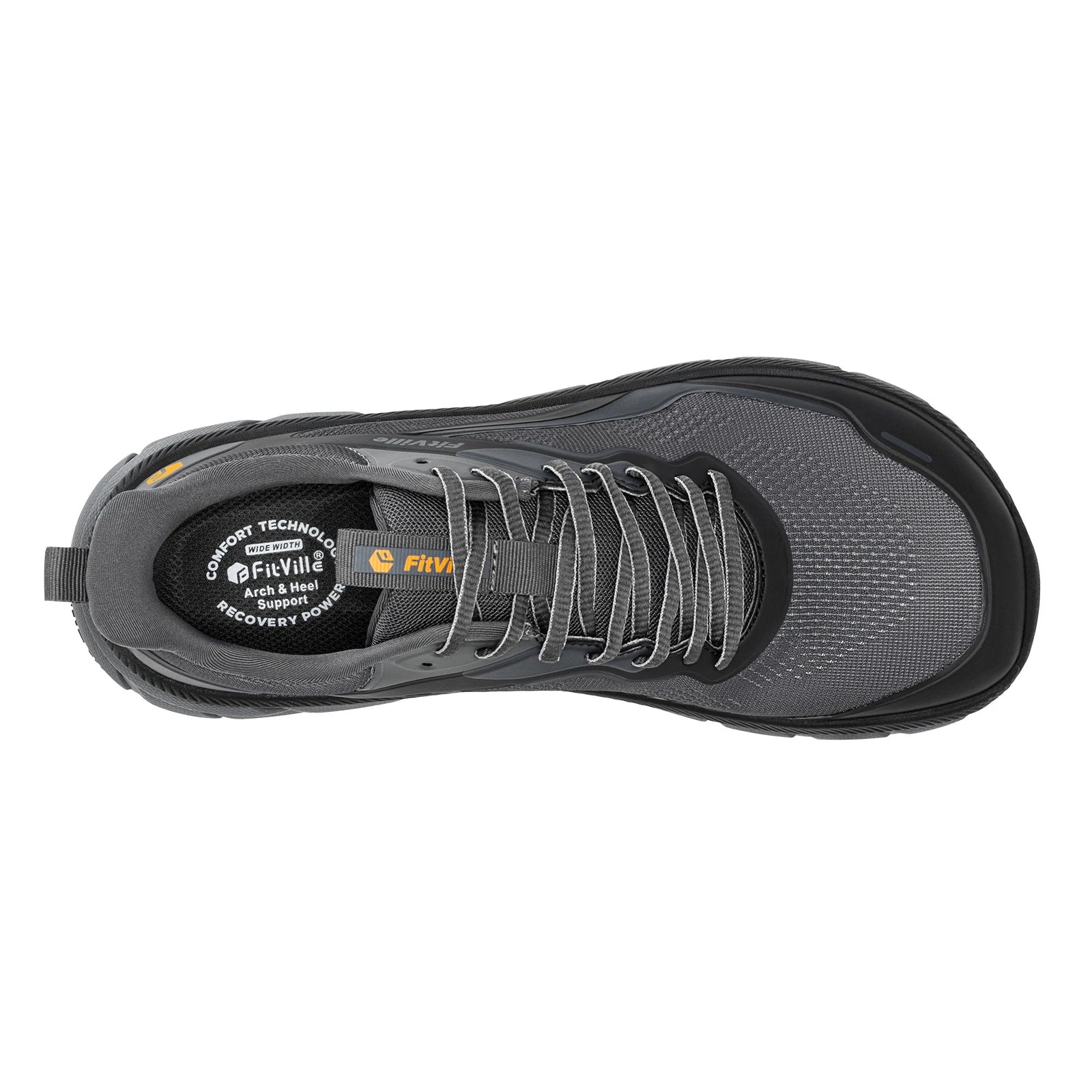 Men's Wide Well-Cushioned And Non-Slip Toe Box Sneakers - Lightweight & Breathable Running Shoes For Swollen feet