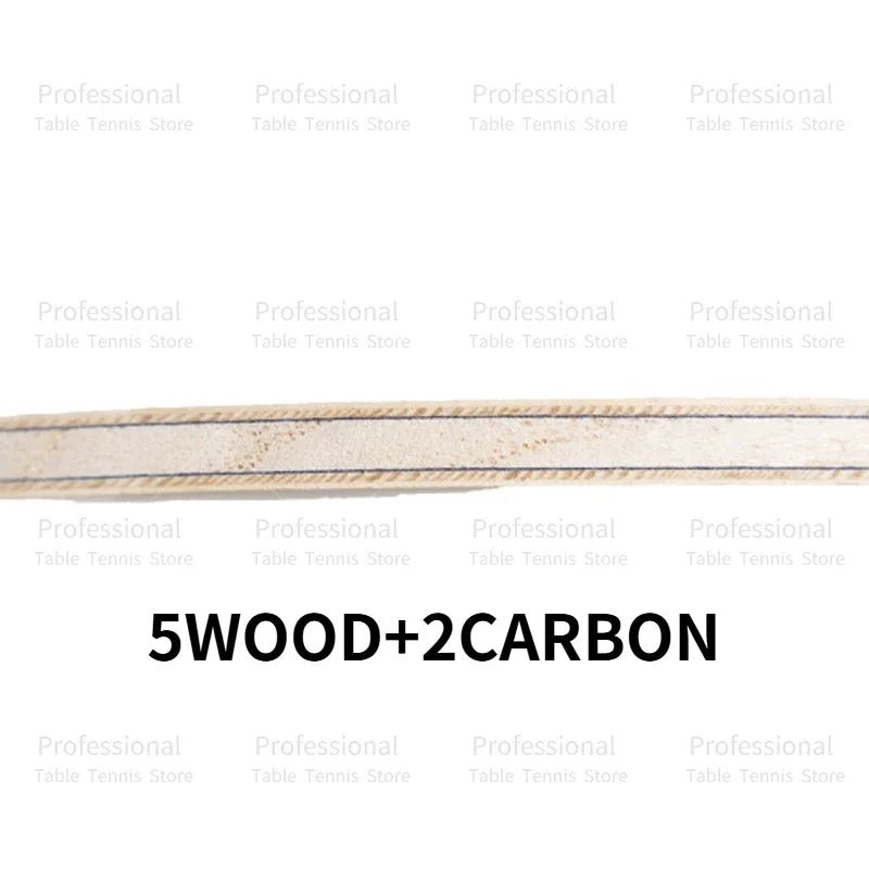 2025 New Table Tennis Blade 5 Wood + 2 Carbon OFF++ Training Ping Pong Racket Light Weight Table Tennis Racket 2025 New Brand