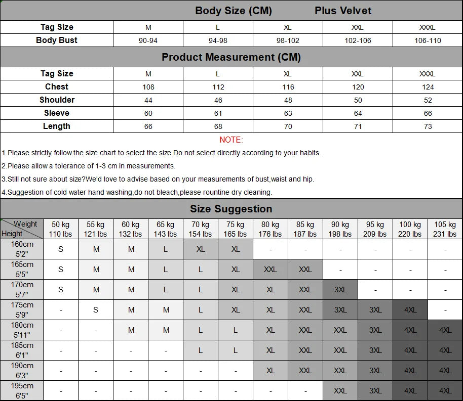 Plus Velvet Printed Sweatshirts Men's Streetwear Solid Colour Pullovers Hoodies Autumn Winter Sweatshirt for Men