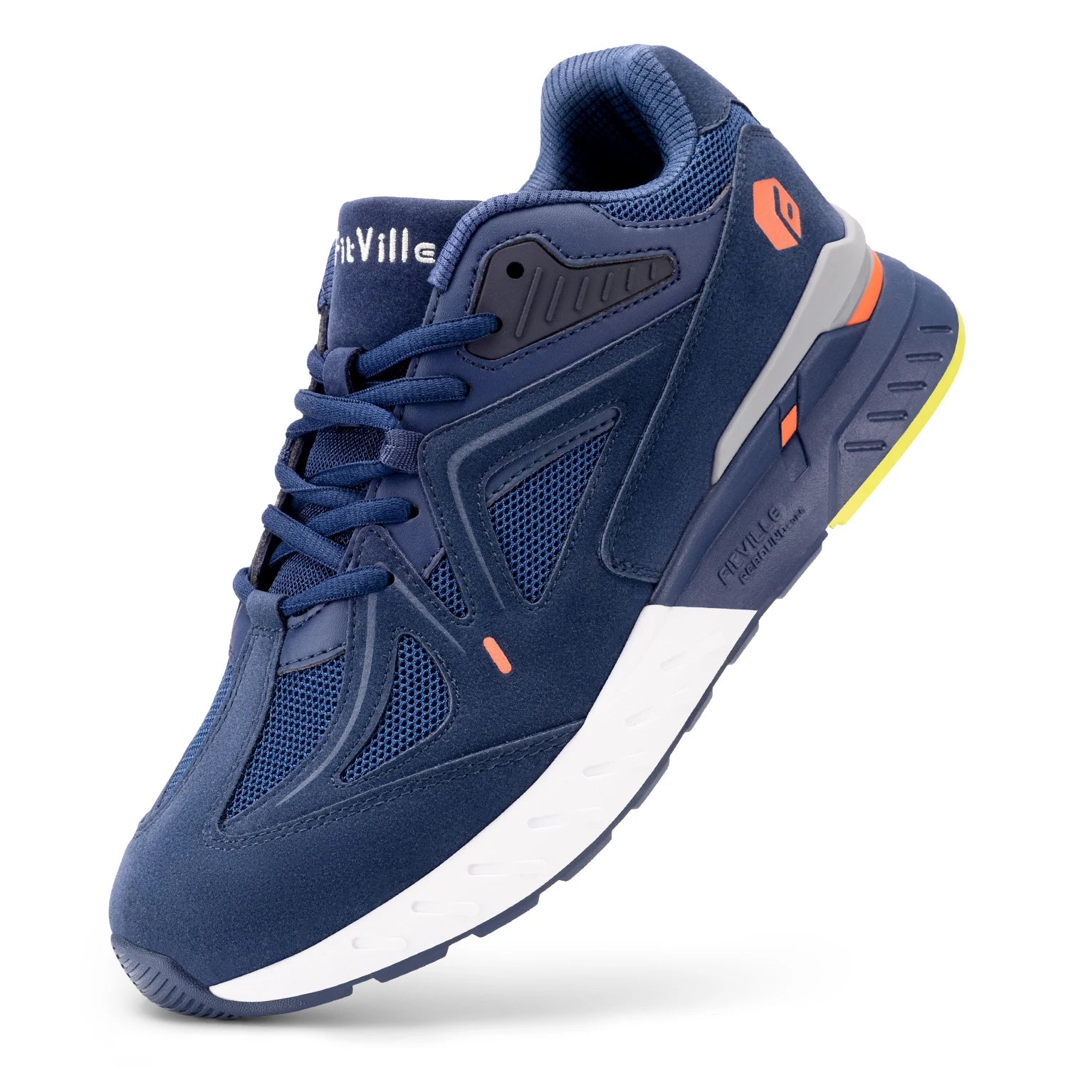 Men's Extra Wide, Lightweight & Non-Slip Running / Walking Shoes - Sneakers For Flat Feet, Arch Fit & Heel Pain Relieve