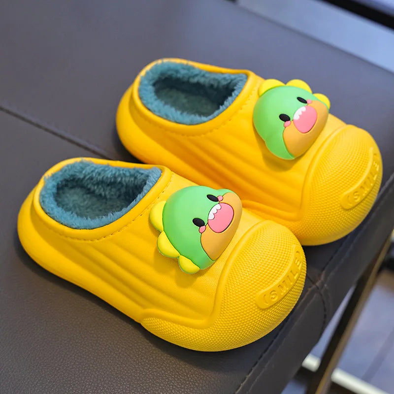 Children’s Baby Cotton Shoes Winter Warm Cartoon Sheep Non-Slip Shoes Kids Soft Sole Girls' Indoor Slippers