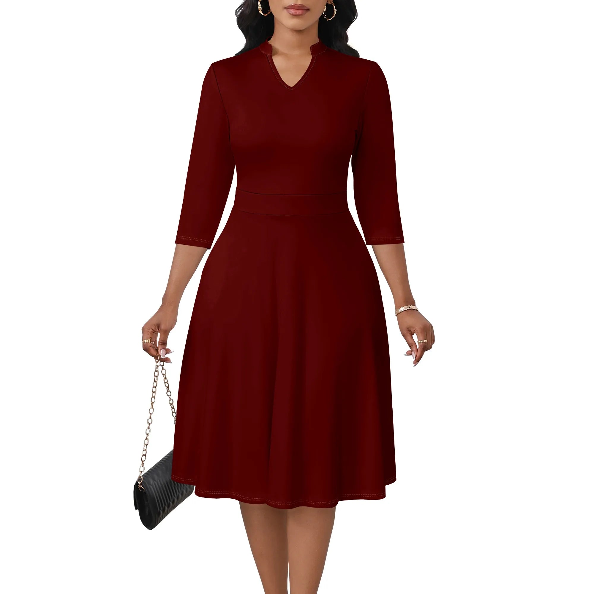 Women's Floral Off Shoulder Maxi Dress 3/4 Sleeve Pink Multicolor Slit Party Evening