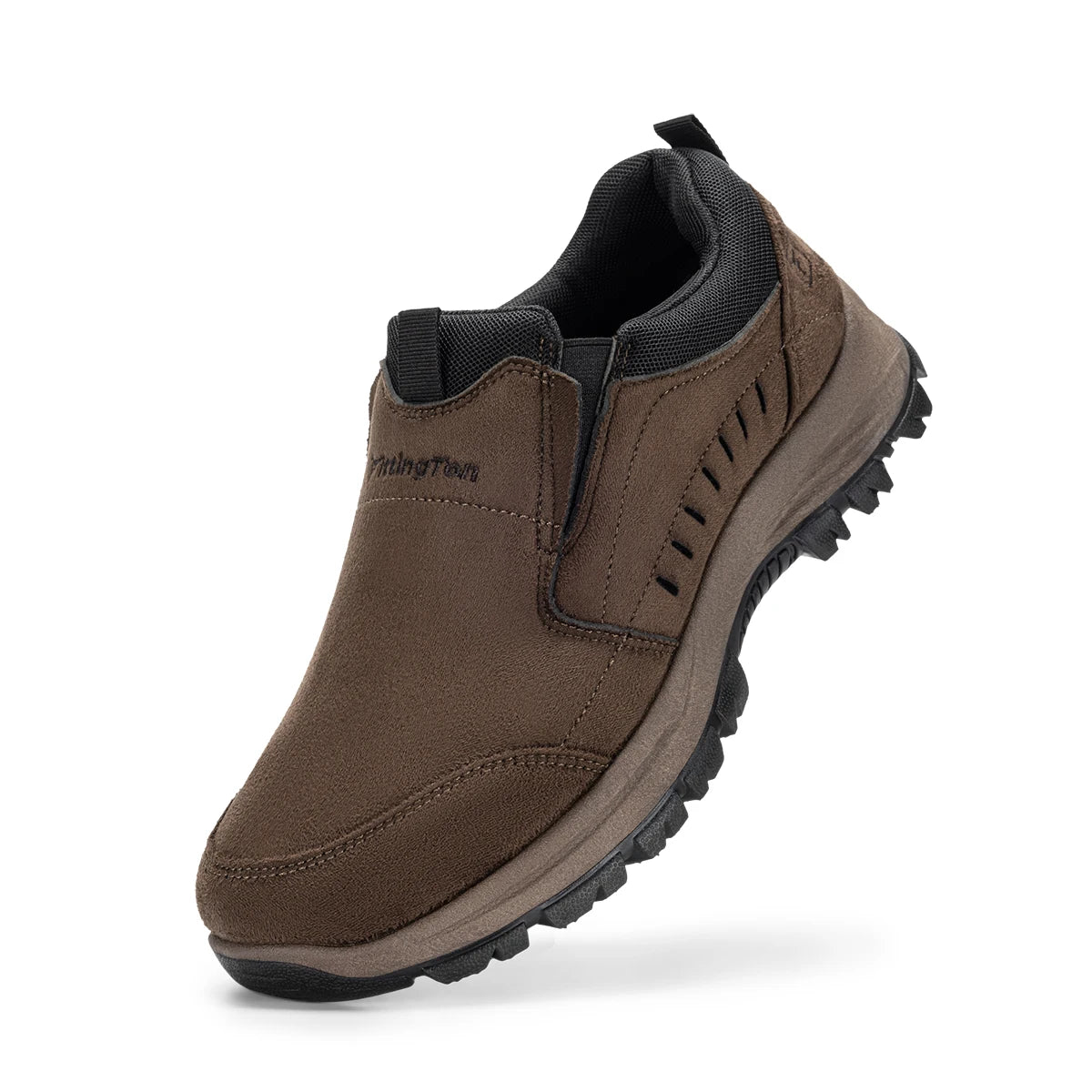 Men's Lightweight Shoes With Arch Support Insoles For All-Day Comfort - Flat Slip-On Loafers For Business Casual Wear
