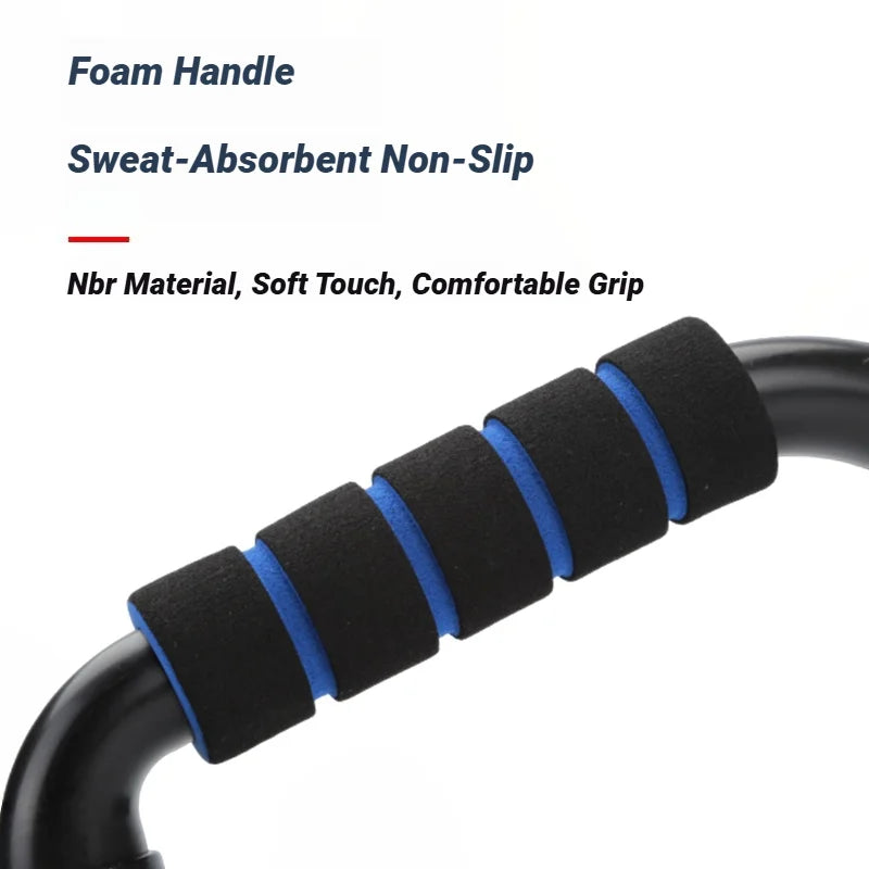 2 stuks antislip push-up H-vormige ondersteuningsstangstandaard voor thuisfitness, handgrepen voor push-upstangen, arm- en borstspiertrainingsbeugels