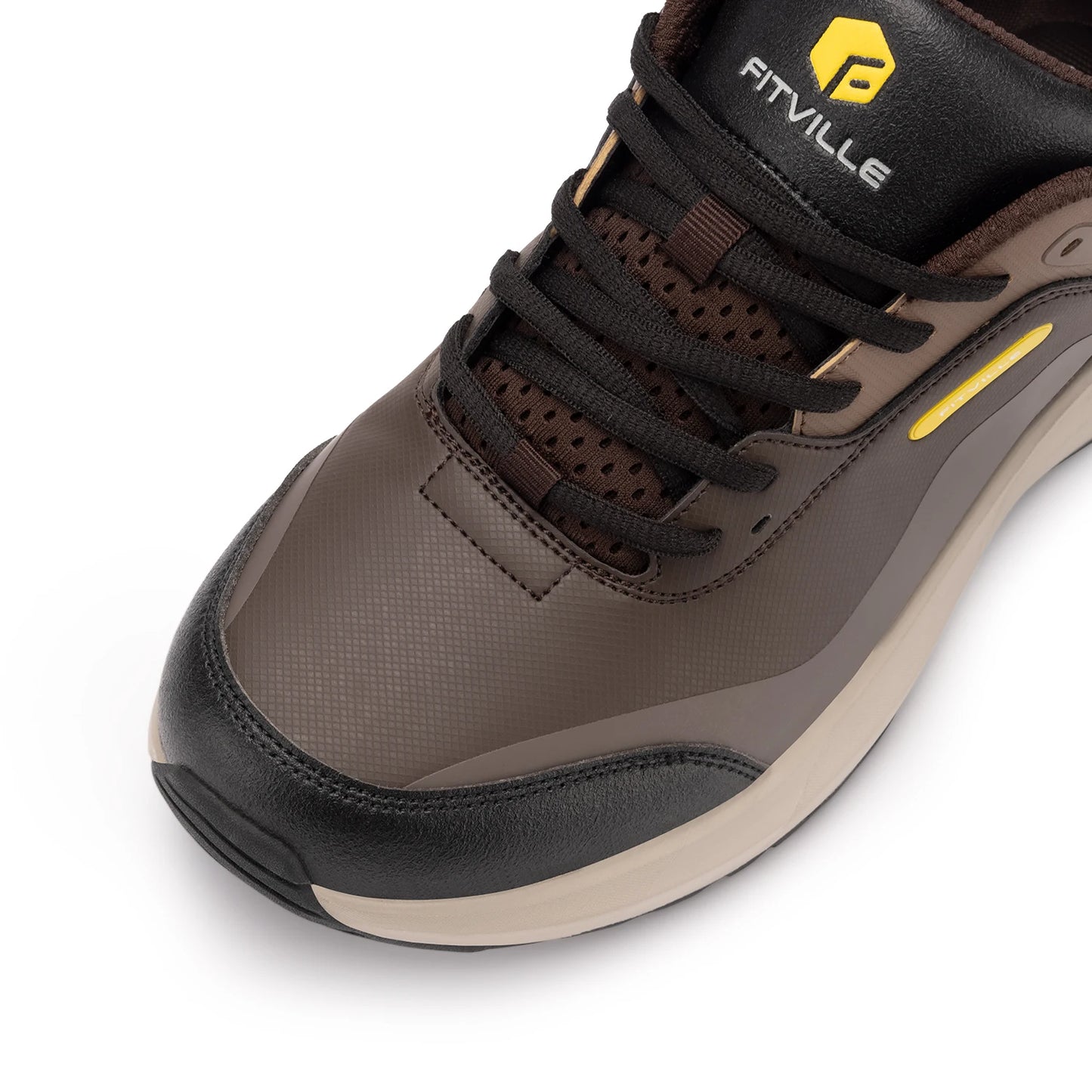 Men's Shoes Wide Width Outdoor Hiking Shoes Lightweight Breathable for Swollen Feet Correction Toes Relieve Pain
