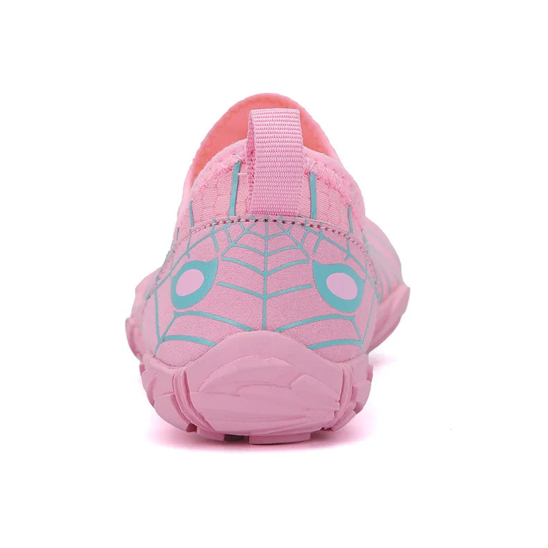 Kids Aqua Beach Water Shoes – Non-Slip Barefoot Swim Shoes for Children & Babies Summer Pool and Beach Footwear