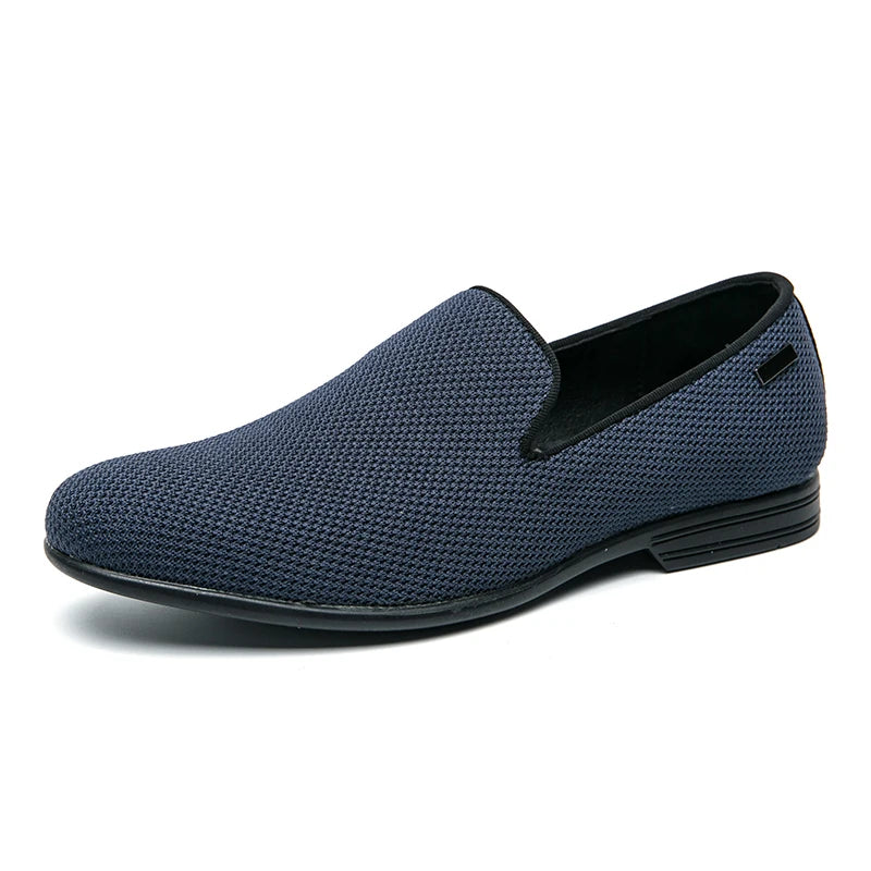 Breathable Mesh Formal Dress Oxfords Shoes for Men Orange Red Male Fashion Casual Loafers England Gentleman Style Shoes