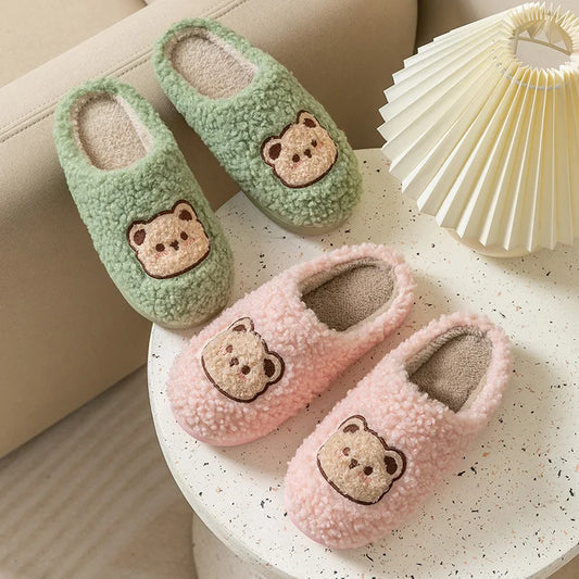 Kids' Slippers House Shoes Cartoon Winter Shoes Home Slipper Warm Anti-Slip Soft Bottom Shoes For Girls Size 36-41