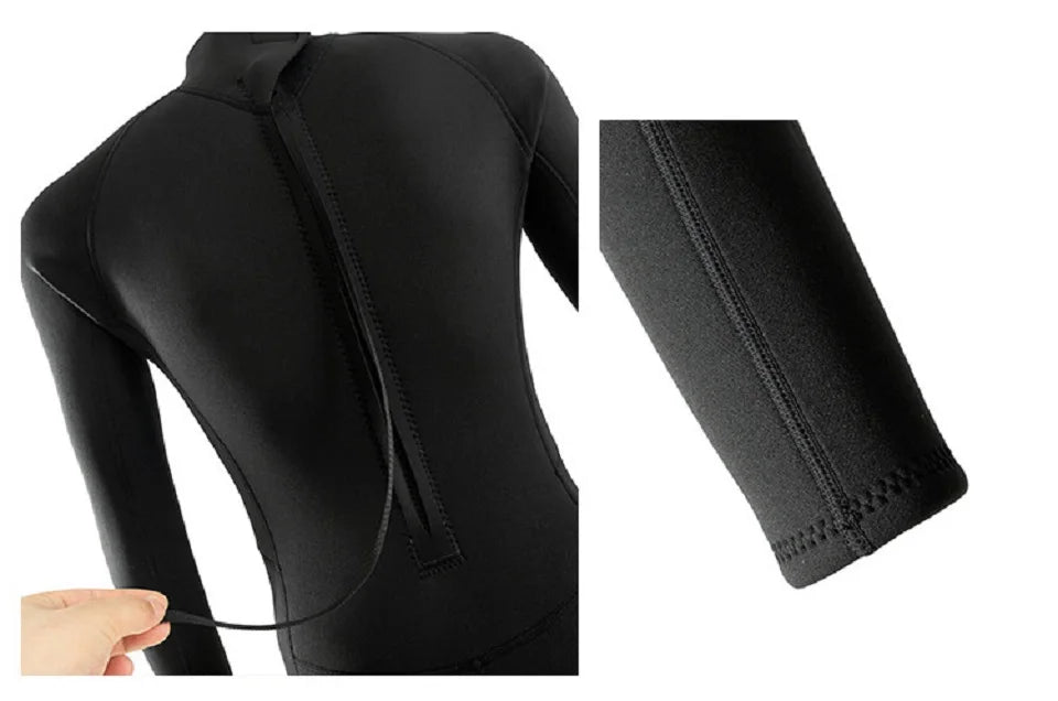 Thermal Swimming Full Body Wetsuits For Freediving Swimming, Surfing, Snorkelling, & Spearfishing - Sizes 3mm/2mm Neoprene