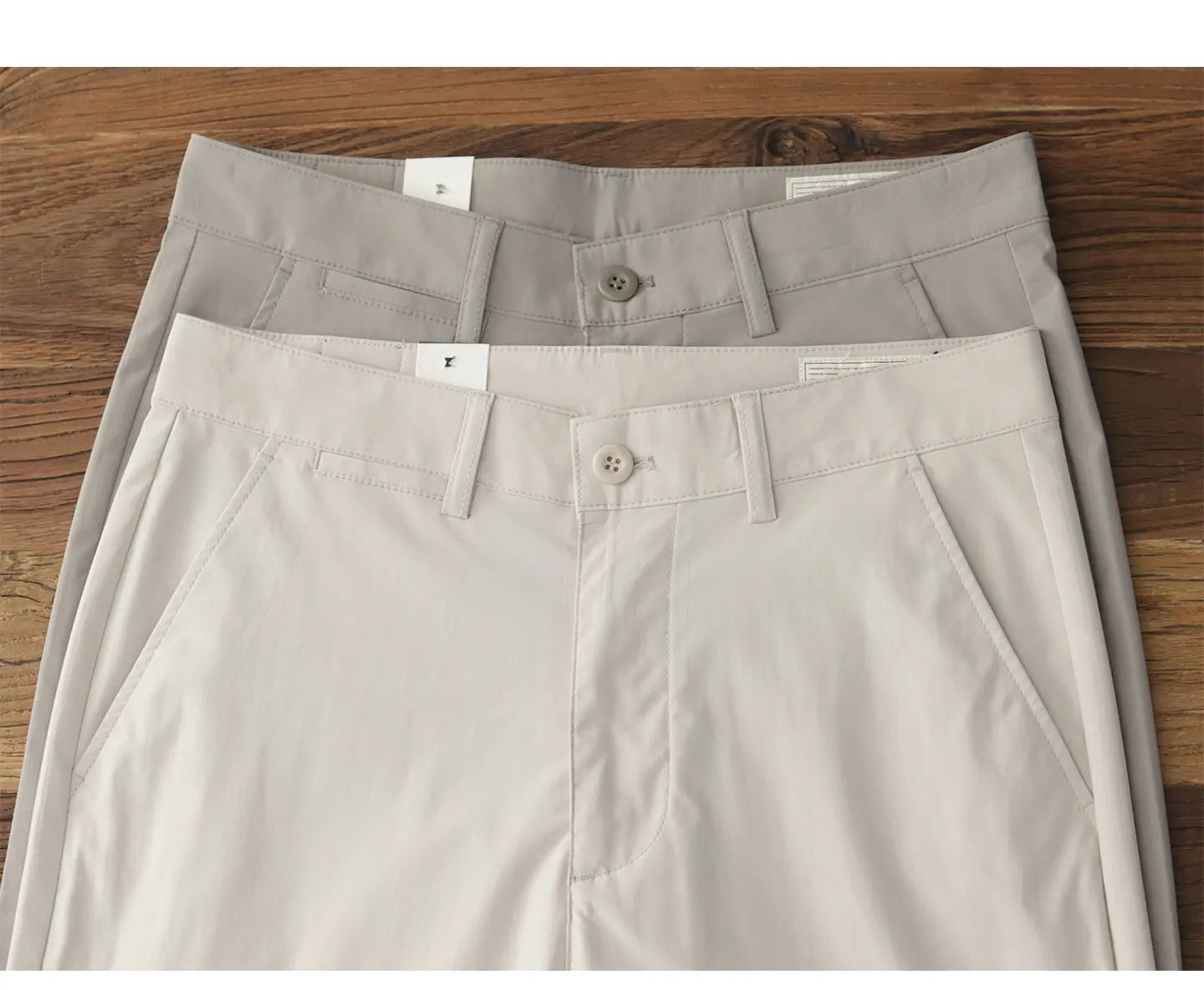 2025 Zomer Nieuwe Amerikaanse Retro Dunne Sneldrogende Chino Broek Voor Heren Eenvoudige Koele Casual Zakelijke Rechte Broek
