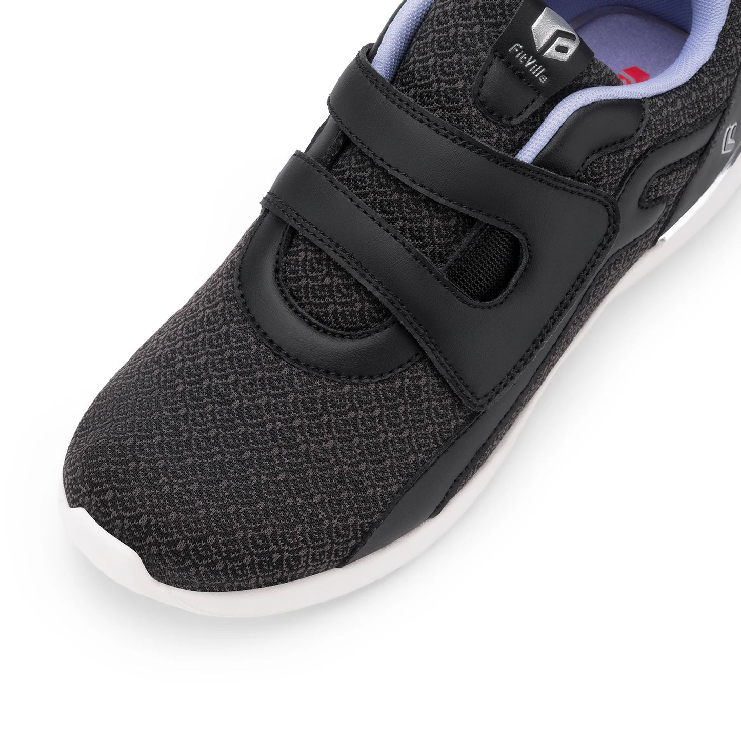 Dames sneakers met brede wandelschoenen, lichtgewicht, ademend en verstelbaar voor dikke voeten met ondersteuning van de voetboog