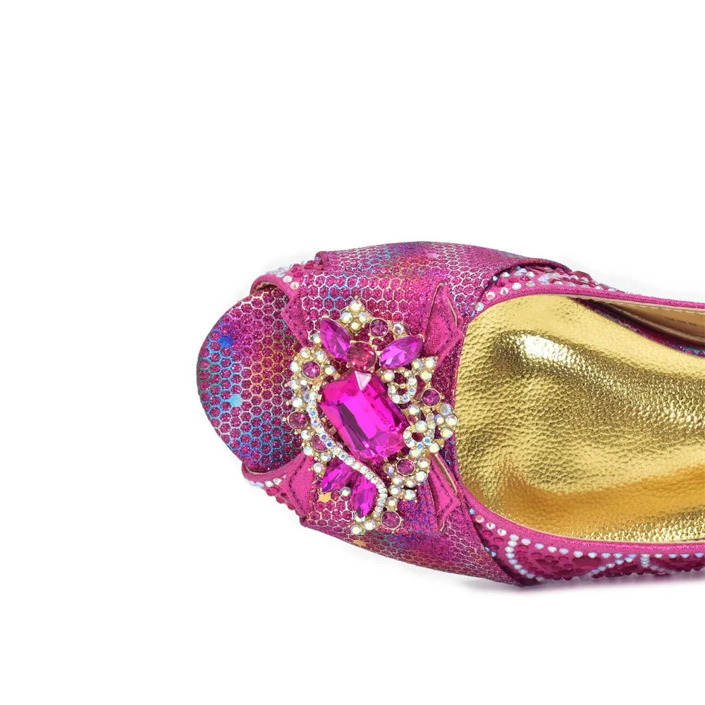 Shoe and Bags for Women Nigeria Party Luxury Italian Shoes and Bag Set for Women Crystal Peep Toe Pumps with Purse