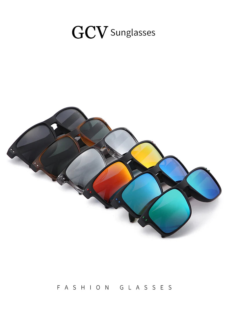 Fashion Wrap Frame Sunglasses UV400 Polarized Unisex Classic Pattern Decorative Goggles for Men And Women