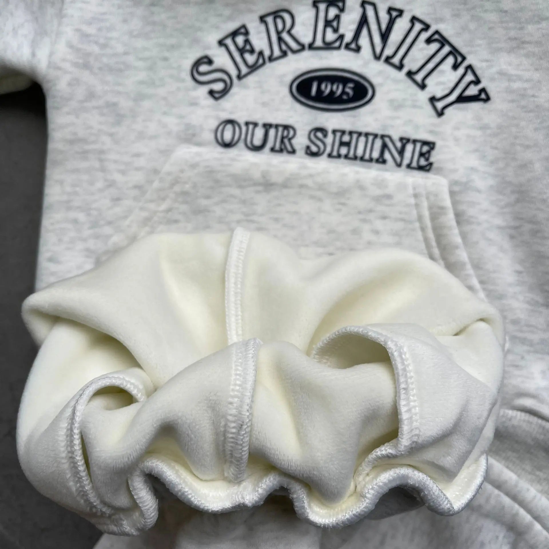 2025 Autumn Winter New Baby Letter Print Hooded Sweatshirt + Sweat Pants 2PCS Suit Boys Girls Casual Sports Set Kids Outfits 1-3Y