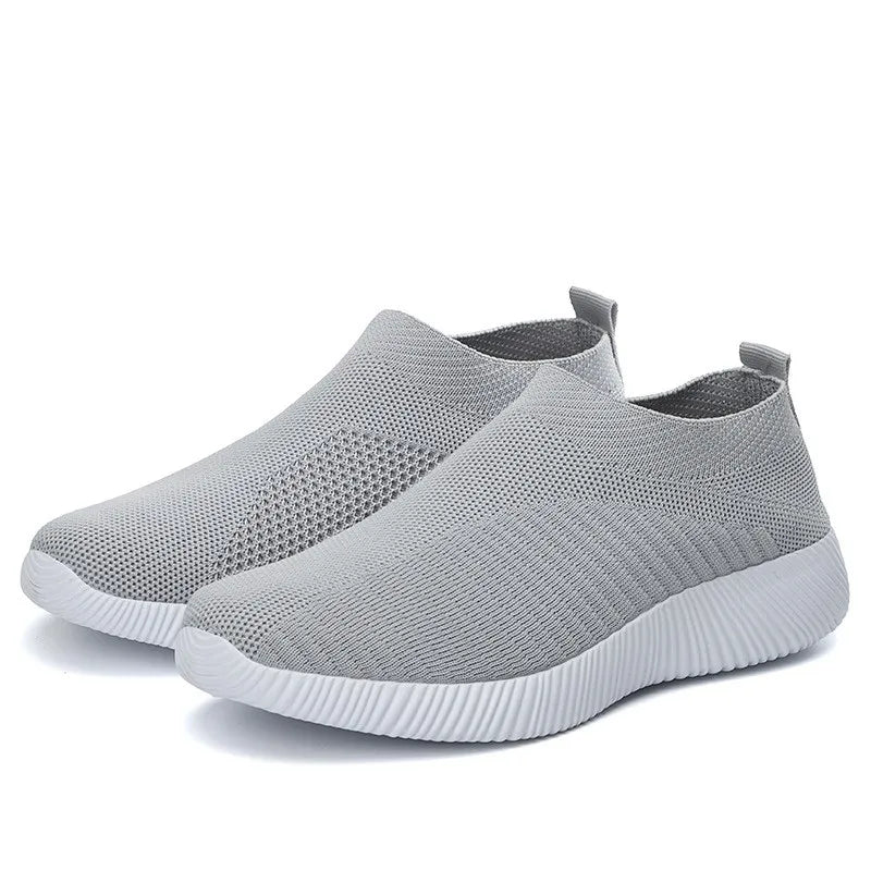Fashion Women Sneakers Trainers Shoes Woman Comfortable Sneaker Women Slip On Sock Shoes Flat Women's Sneakers Zapatos De Mujer