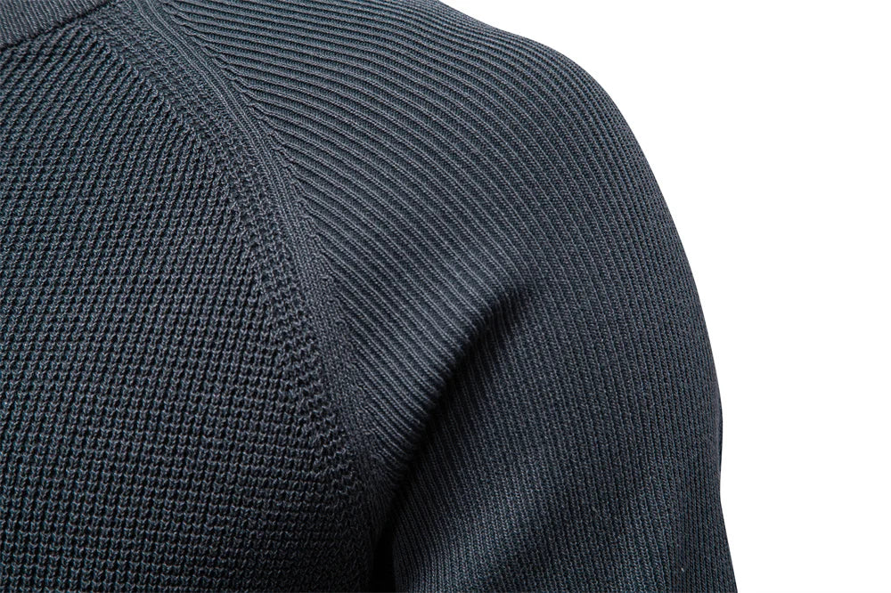 2025 Men's Henley Collar Polo Shirt Solid Colour Long Sleeve Premium Brand Design For Men