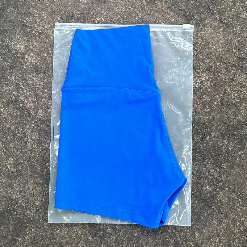 Women's High Waist Yoga Shorts For Slim Fit Butt - Suitable For Gym, Running & High Elastic Biker Sports Activities