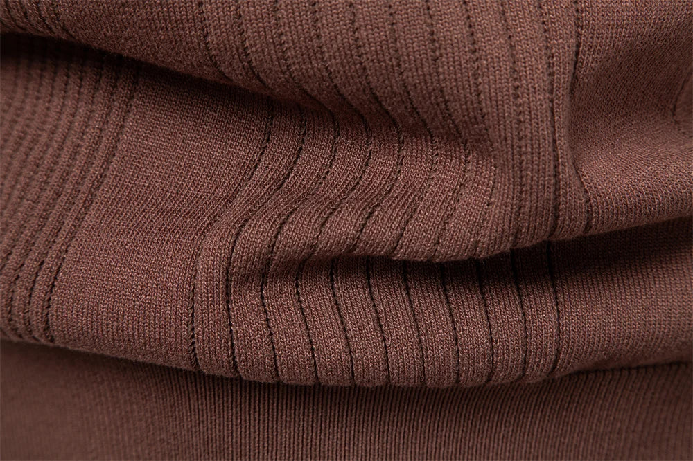 2025 Men's Button Down Polo Shirt Solid Colour Stripe Long Sleeve Autumn Winter Luxury Warm Touch Business Casual Polo Men's Shirts