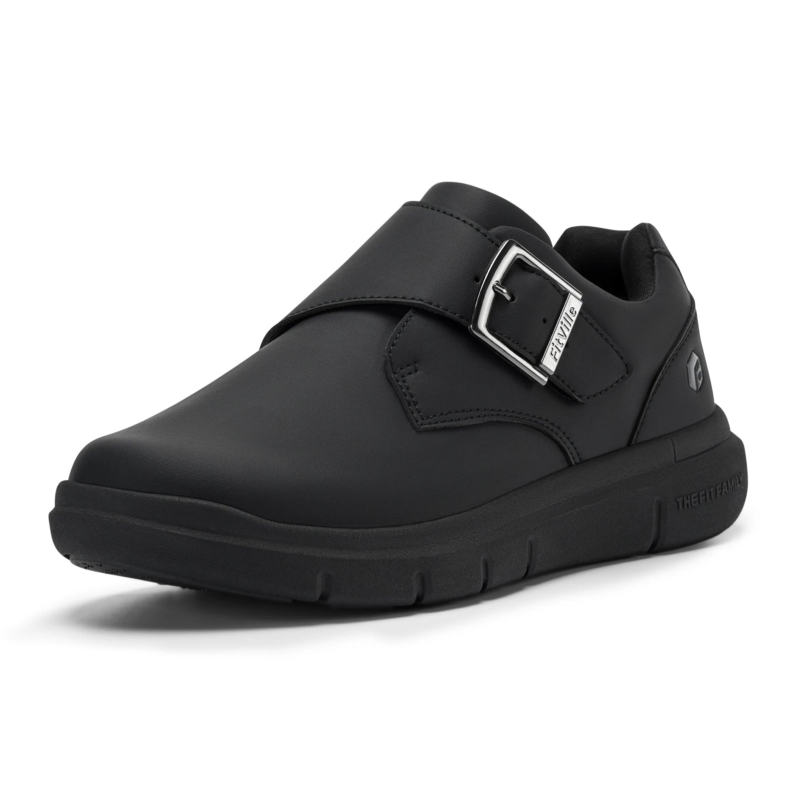 Men's Leather Shoes Wide Shoes for Swollen Feet Men's Diabetic Walking Shoes for Outdoor Business Walking Shoe