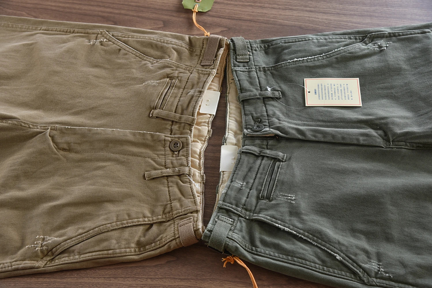 Herfst en winter Nieuwe Amerikaanse retro geweven twill zware cargobroek Heren eenvoudige 97% katoen gewassen casual rechte broek