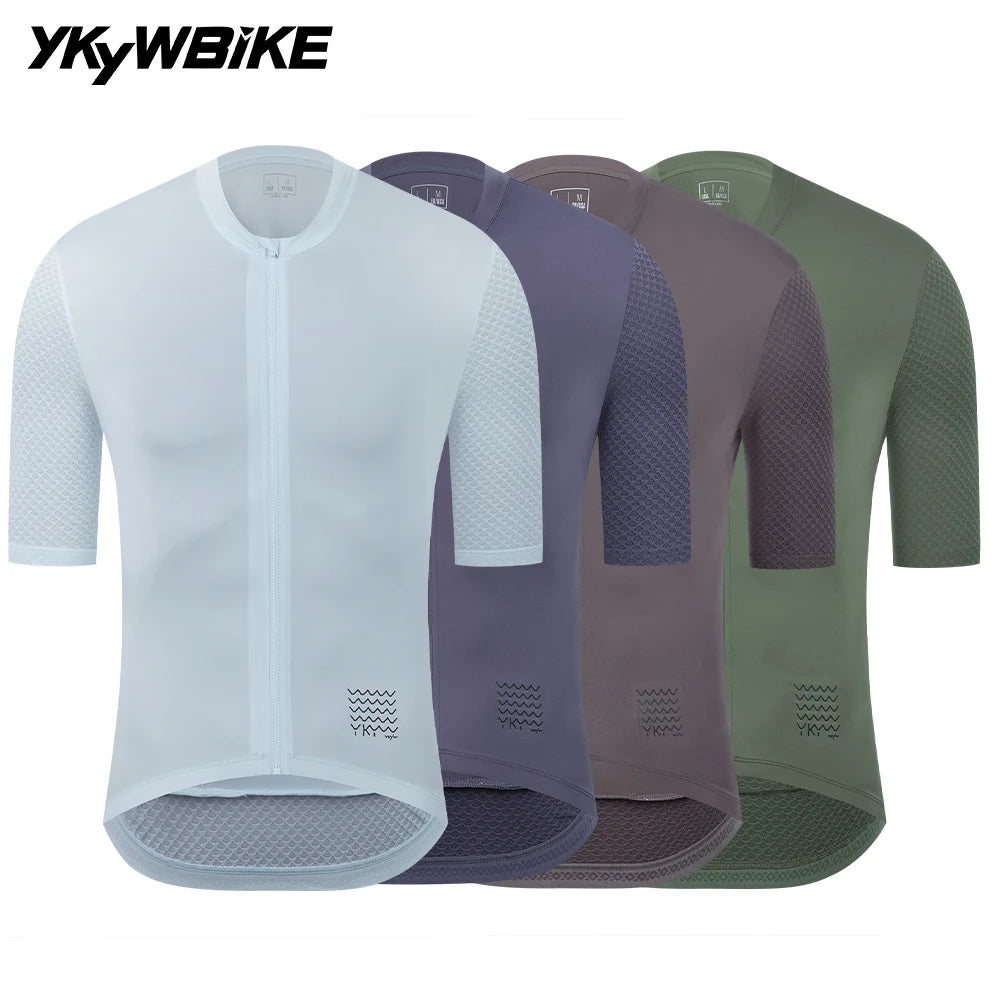 Men's Classic Cycling Jersey Summer Bicycle Pro Team Short Sleeve Shirt Cycling Maillot Road Bike Breathable Clothing