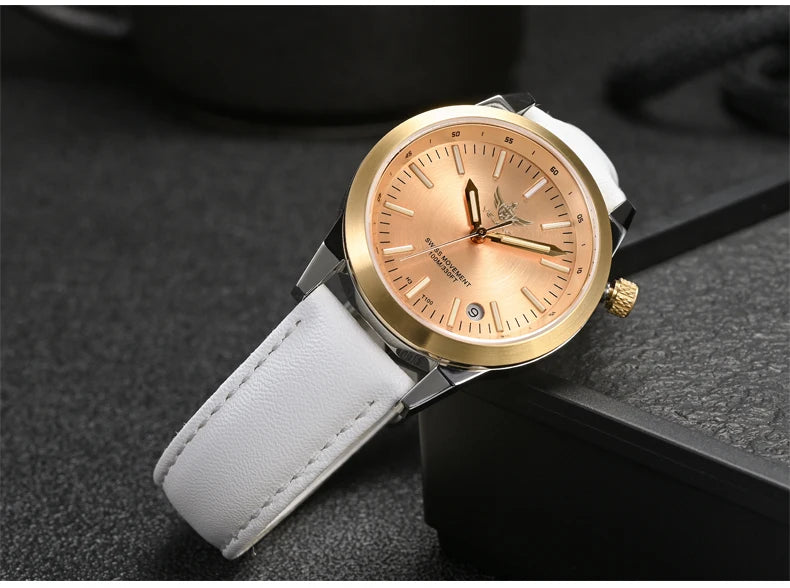 Yelang V1010 36MM Women's Quartz Watch – Elegant Waterproof Fashion Watch with Sapphire Glass & Luminous Dial – Luxury Gift for Women & Students