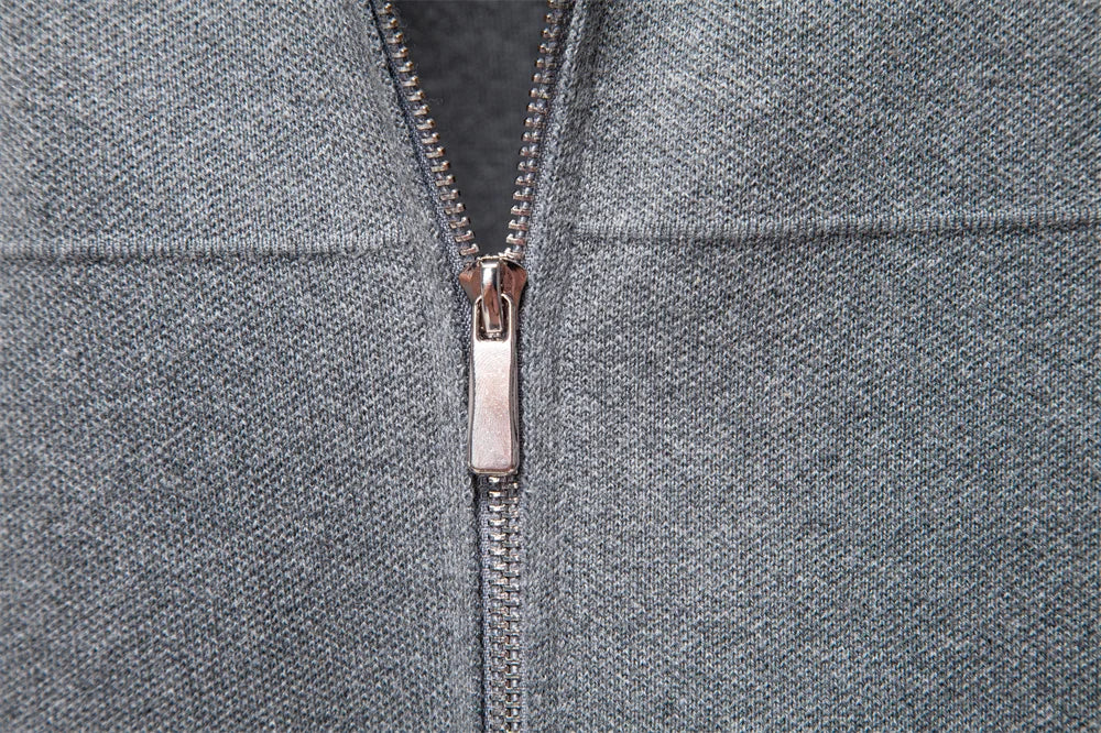 Men's Baseball Jacket 100% Cotton Solid Colour Thermal Lined Winter Warm Luxury Sports Zipper Outerwear For Male