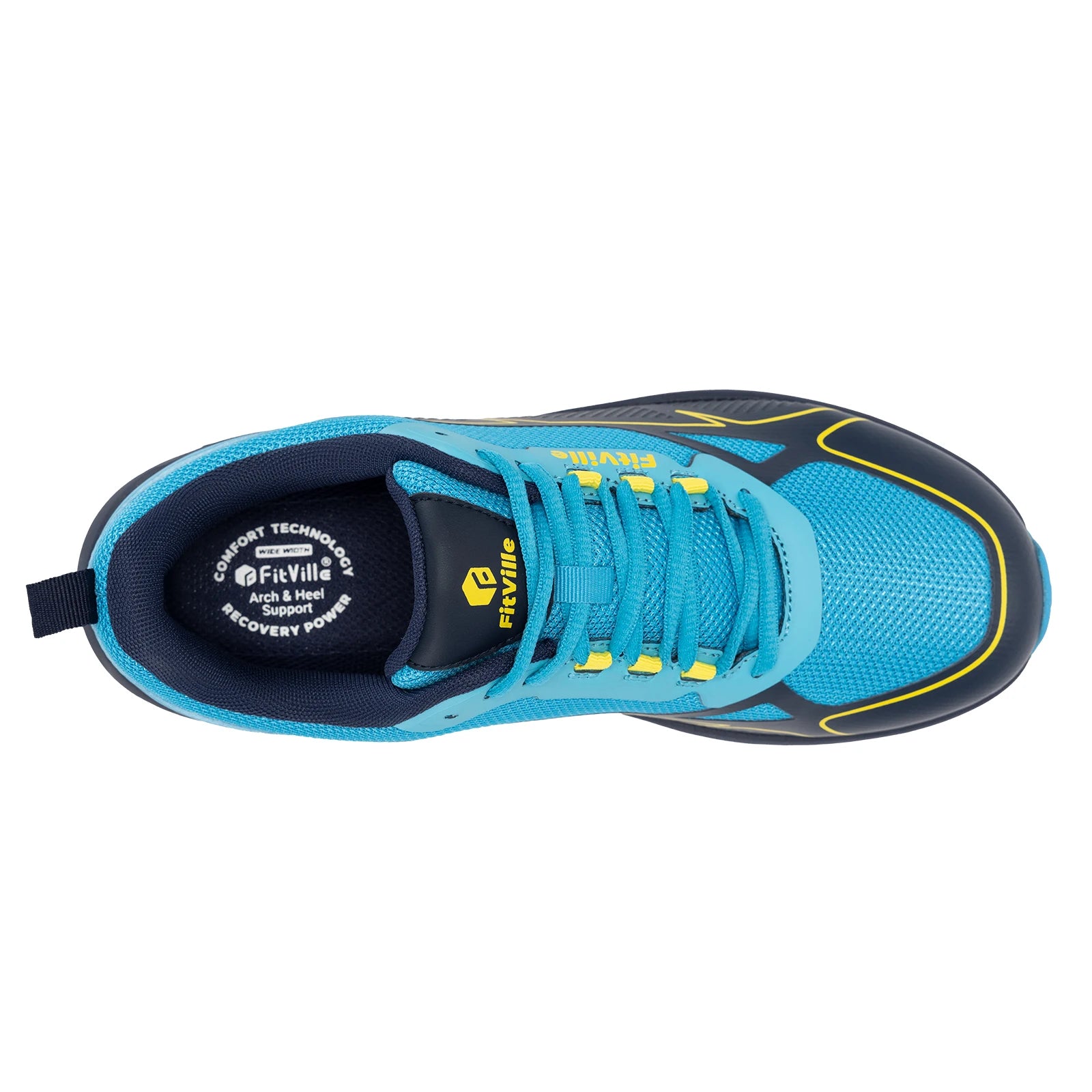 Antislip trailrunningschoenen voor heren, extra brede, lichtgewicht sneakers voor mannen met gezwollen voeten, ondersteuning van de voetboog en pijnverlichting