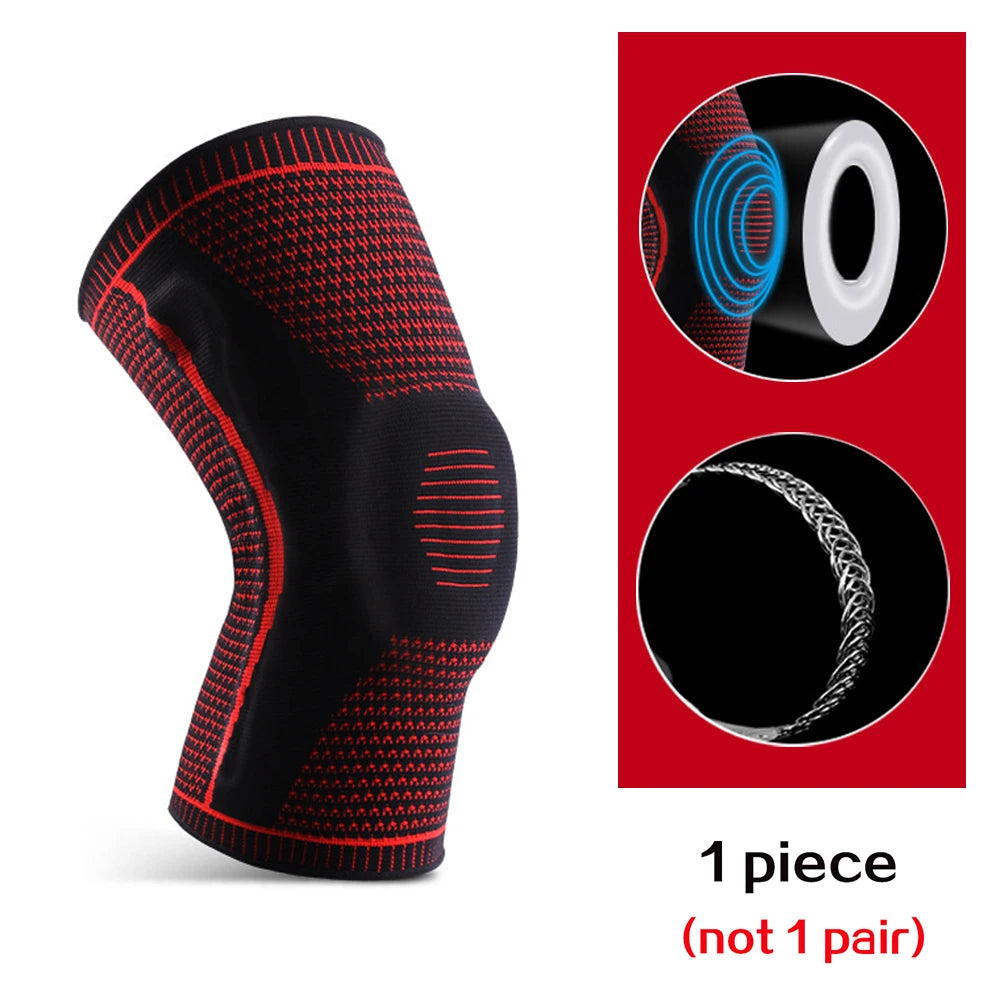1 PCS Professional Sport Knee Brace With Protector Support Pads - For Arthritis,, Meniscus Tear, And Joint Pain Relief During Running & Riding