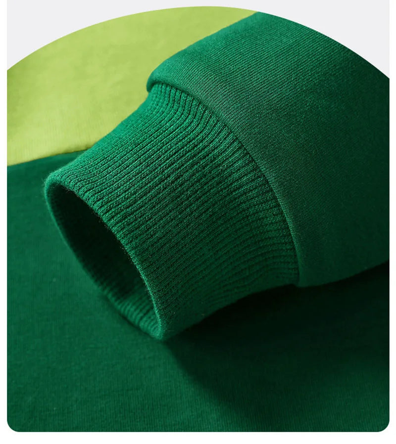 New Spring Kids Green Hoodie Children Cartoon Dinosaur Sweatshirt Girls Tops Boys Colour Block Outwear 12M-6T Unisex