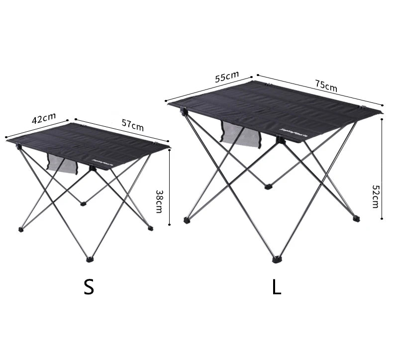 Outdoor Folding Small Table, Portable Camping Picnic Table, Ultralight  Aluminum Alloy Oxford Cloth Table
